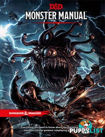 Dungeons & Dragons Monster Manual - Wizards of the Coast - Tabletop Role Playing Game GTIN/EAN/UPC: 9780786965618