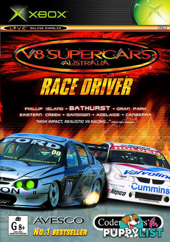 V8 Supercars Australia Race Driver [Pre-Owned] (Xbox (Original)) - Retro Xbox Software GTIN/EAN/UPC: 5024866323191