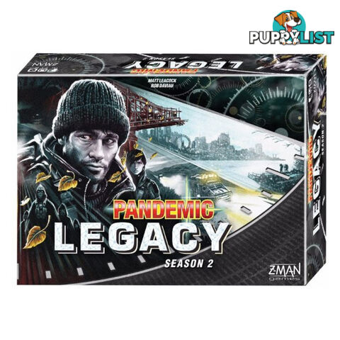 Pandemic Legacy: Season 2 Black Edition Board Game - Z-Man Games ZM7174 - Tabletop Board Game GTIN/EAN/UPC: 841333103316