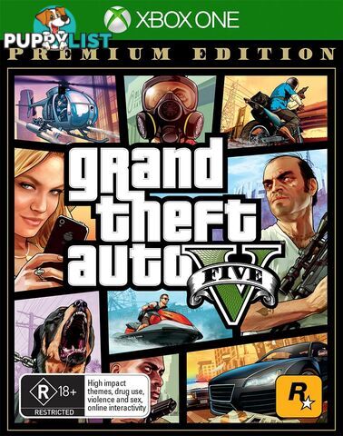 Grand Theft Auto V Premium Edition (Xbox One) - Rockstar Games - Xbox One Software GTIN/EAN/UPC: 5026555360074