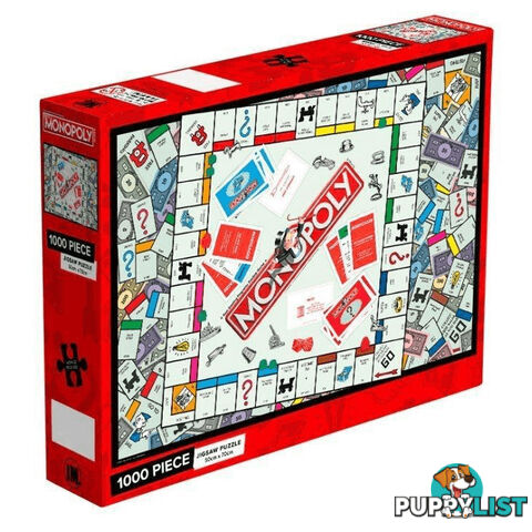 Impact Puzzle Monopoly Game 1000 Piece Jigsaw Puzzle - Impact Merchandising - Tabletop Jigsaw Puzzle GTIN/EAN/UPC: 9316414151278