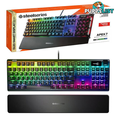 Steelseries Apex 7 RGB Mechanical Gaming Keyboard (Red Switch) - Steelseries - PC Accessory GTIN/EAN/UPC: 5707119032704