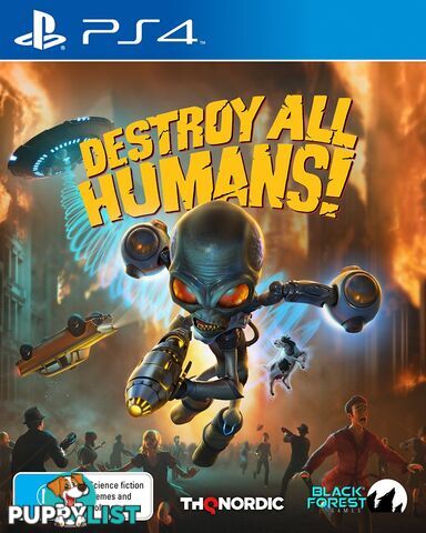 Destroy All Humans! (PS4) - THQ Nordic - PS4 Software GTIN/EAN/UPC: 9120080074737