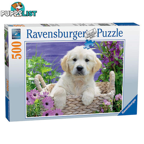 Ravensburger Sweet Golden Retriever 500 Piece Jigsaw Puzzle - Ravensburger - Tabletop Jigsaw Puzzle GTIN/EAN/UPC: 4005556148295