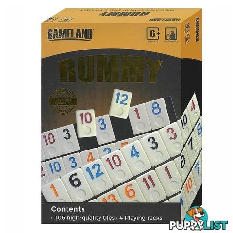 Gameland Rummy Board Game - Game Land - Tabletop Board Game GTIN/EAN/UPC: 6940483909268