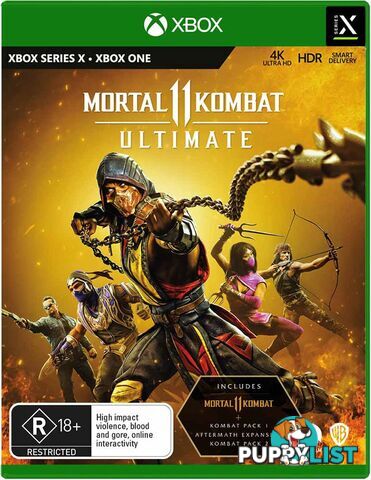 Mortal Kombat 11 Ultimate Edition (Xbox Series X, Xbox One) - Warner Bros. Interactive Entertainment - Xbox Series X Software GTIN/EAN/UPC: 9325336206324