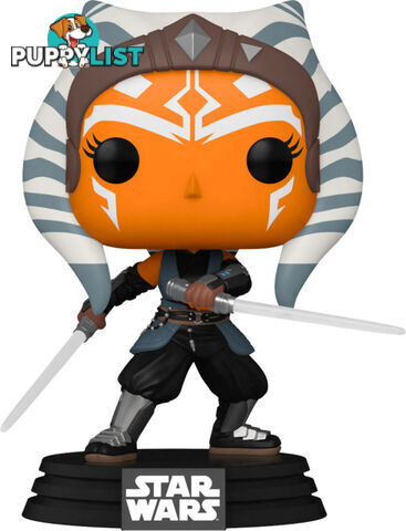 Star Wars: The Mandalorian Ahsoka with Lightsabers POP! Vinyl - Funko - Merch Pop Vinyls GTIN/EAN/UPC: 889698545273