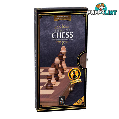 French Cut Chess Set 40cm Folding Board - Heebie Jeebies - Tabletop Board Game GTIN/EAN/UPC: 9341570411232