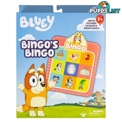 Bluey Bingos Bingo Board Game - Moose Games - Toys Games & Puzzles GTIN/EAN/UPC: 630996173763