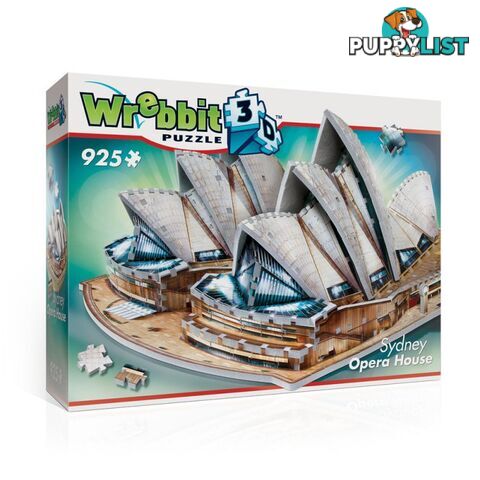 Wrebbit Sydney Opera House 925 Piece 3D Puzzle - Wrebbit Puzzles WREOPERA - Tabletop Jigsaw Puzzle GTIN/EAN/UPC: 665541020063