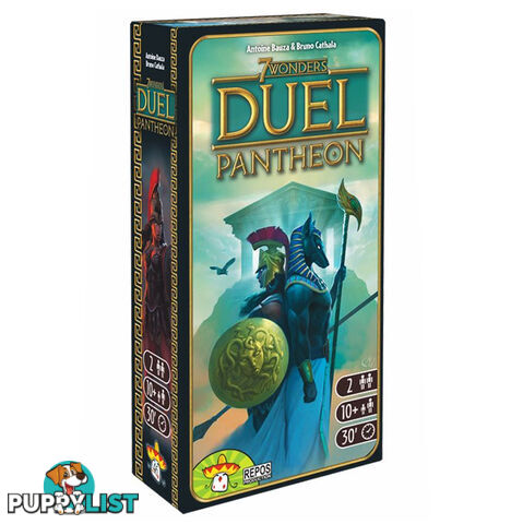 7 Wonders Duel: Pantheon Expansion Board Game - Repos Production - Tabletop Board Game GTIN/EAN/UPC: 5425016921005