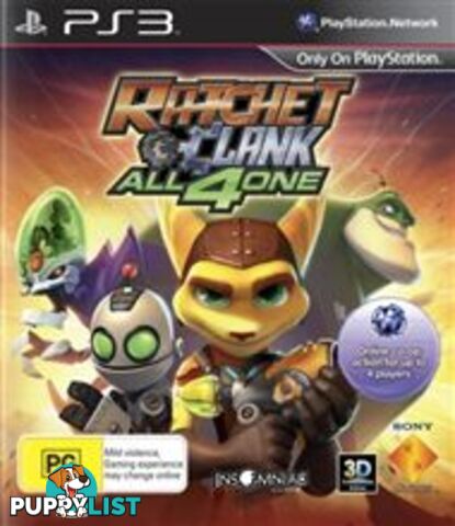 Ratchet & Clank: All 4 One [Pre-Owned] (PS3) - Sony Interactive Entertainment - Retro P/O PS3 Software GTIN/EAN/UPC: 711719126898