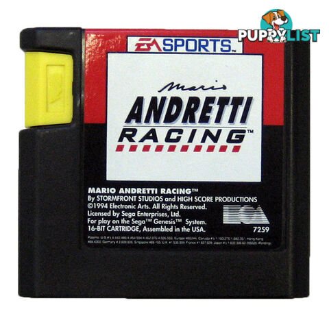 Andretti racing [Pre-Owned] (Mega Drive) - EA Sports - Retro Mega Drive Software GTIN/EAN/UPC: 014633072594