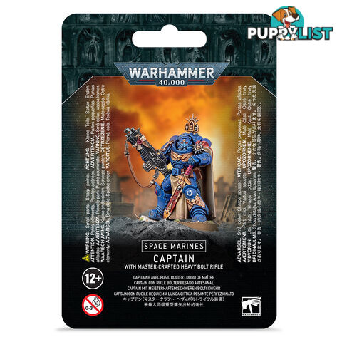 Warhammer 40,000: Captain with Master-crafted Heavy Bolt Rifle - Games Workshop - Tabletop Miniatures GTIN/EAN/UPC: 5011921138951