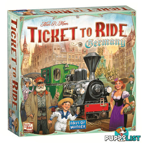 Ticket to Ride Germany Board Game - Days of Wonder - Tabletop Board Game GTIN/EAN/UPC: 824968200155