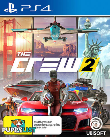 The Crew 2 [Pre-Owned] (PS4) - Ubisoft - P/O PS4 Software GTIN/EAN/UPC: 3307216024651