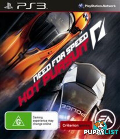 Need for Speed: Hot Pursuit [Pre-Owned] (PS3) - Electronic Arts - Retro P/O PS3 Software GTIN/EAN/UPC: 5030941092517