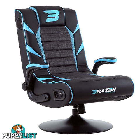 Brazen Panther 2.1 Bluetooth Surround Sound Gaming Chair (Blue) - Brazen Gaming Chairs - Gaming Chair GTIN/EAN/UPC: 5060216442266