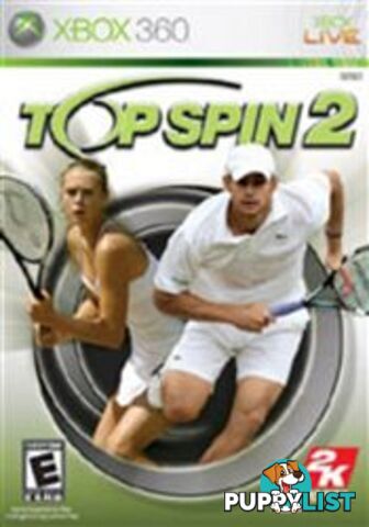 Top Spin 2 [Pre-Owned] (Xbox 360) - 2K Sports - P/O Xbox 360 Software GTIN/EAN/UPC: 5026555245050