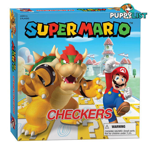 Super Mario Checkers - Super Mario vs Bowser - The Op Games | usaopoly - Tabletop Board Game GTIN/EAN/UPC: 700304152374