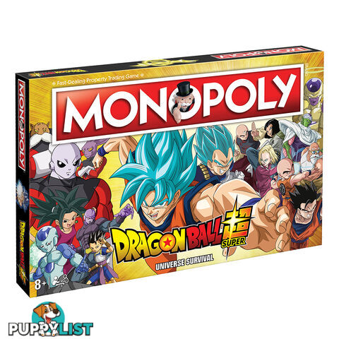 Monopoly: Dragon Ball Super Edition Board Game - Winning Moves - Tabletop Board Game GTIN/EAN/UPC: 5053410004095