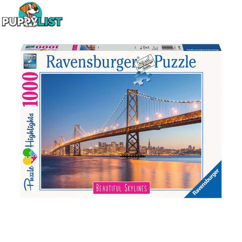 Ravensburger San Francisco 1000 Piece Jigsaw Puzzle - Ravensburger - Tabletop Jigsaw Puzzle GTIN/EAN/UPC: 4005556140831