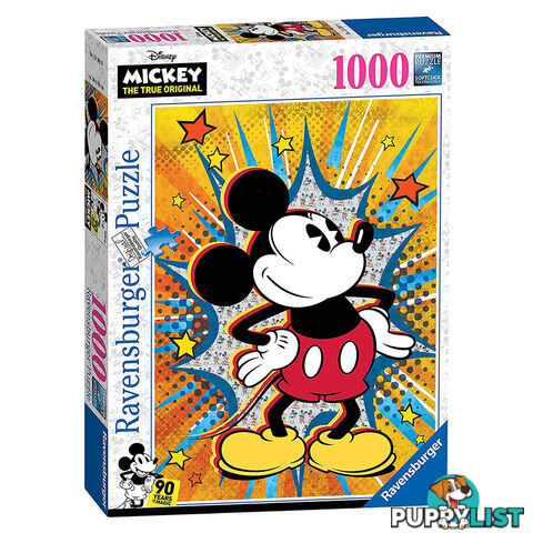 Ravensburger Disney Retro Mickey Mouse 1000 Piece Jigsaw Puzzle - Ravensburger - Tabletop Jigsaw Puzzle GTIN/EAN/UPC: 4005556153916