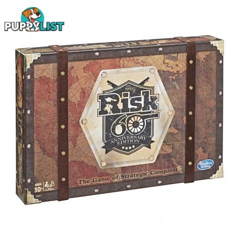 Risk Rustic 60th Anniversary Edition Board Game - Hasbro Gaming - Tabletop Board Game GTIN/EAN/UPC: 630509802555