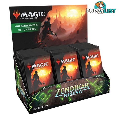 Magic the Gathering: Zendikar Rising Set Booster Box - Wizards of the Coast - Tabletop Trading Cards GTIN/EAN/UPC: 630509951529