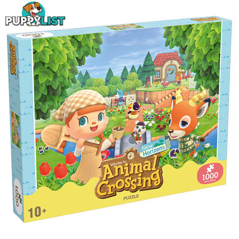 Animal Crossing 1000 Piece Jigsaw Puzzle - Winning Moves - Tabletop Jigsaw Puzzle GTIN/EAN/UPC: 5053410004699