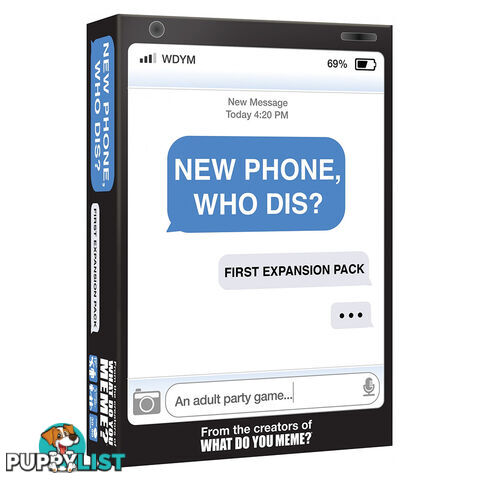 New Phone, Who Dis? Card Game First Expansion - What Do You Meme LLC - Tabletop Card Game GTIN/EAN/UPC: 810816030661