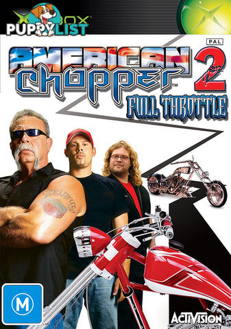 American Chopper 2: Full Throttle [Pre-Owned] (Xbox (Original)) - Retro Xbox Software GTIN/EAN/UPC: 9328878001785