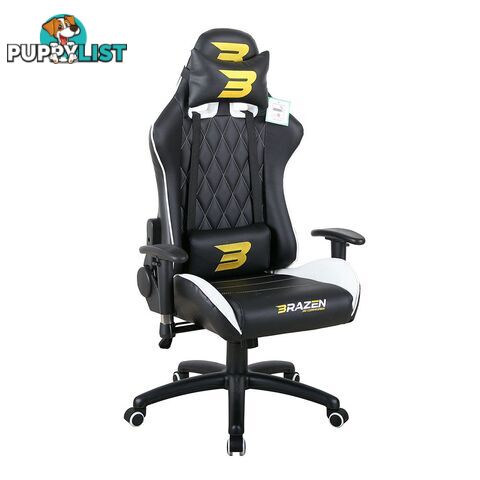 Brazen Phantom Elite PC Gaming Chair (White) - Brazen Gaming Chairs - Gaming Chair GTIN/EAN/UPC: 5060216442198