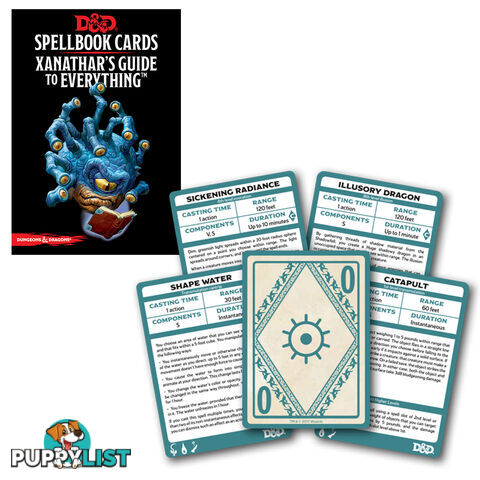 Dungeons & Dragons: Xanathar's Guide to Everything Spellbook Cards - Gale Force Nine - Tabletop Role Playing Game GTIN/EAN/UPC: 9780786966530