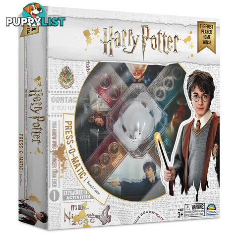 Harry Potter Press-O-Matic Board Game - Crown Products - Tabletop Board Game GTIN/EAN/UPC: 9317762180804