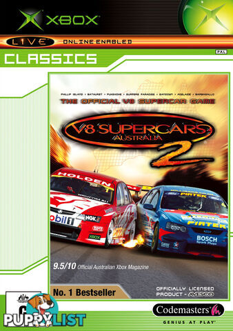 V8 Supercars Australia 2 [Pre-Owned] (Xbox (Original)) - Retro Xbox Software GTIN/EAN/UPC: 5024866325188