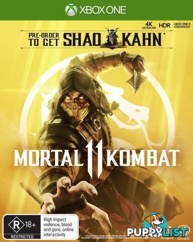 Mortal Kombat 11 (Xbox One) - Warner Bros. Interactive Entertainment - Xbox One Software GTIN/EAN/UPC: 9325336204399