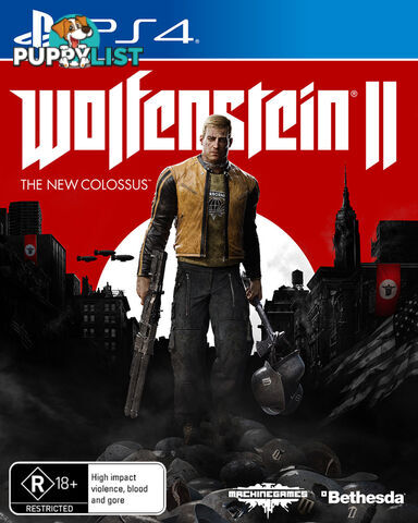 Wolfenstein II: The New Colossus [Pre-Owned] (PS4) - Bethesda Softworks - P/O PS4 Software GTIN/EAN/UPC: 5055856416678