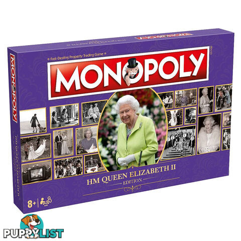 Monopoly HM Queen Elizabeth II Edition Board Game - Hasbro - Tabletop Board Game GTIN/EAN/UPC: 5036905042185