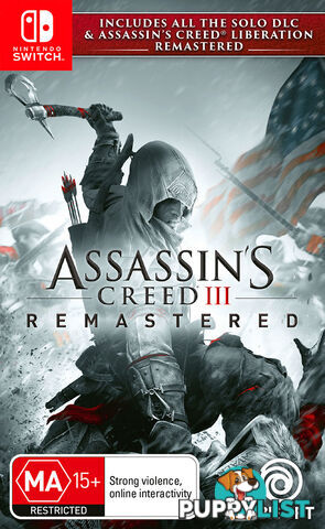 Assassin's Creed 3 Remastered [Pre-Owned] (Switch) - Ubisoft - P/O Switch Software GTIN/EAN/UPC: 3307216111931