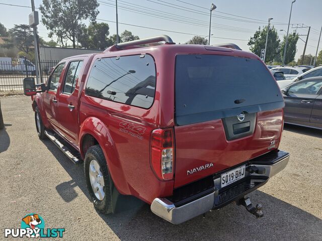 2015 Nissan Navara D40 SE SILVERLINE 4X4 Ute Automatic