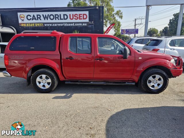 2015 Nissan Navara D40 SE SILVERLINE 4X4 Ute Automatic