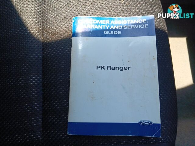 2011 Ford Ranger PK XL Ute Manual