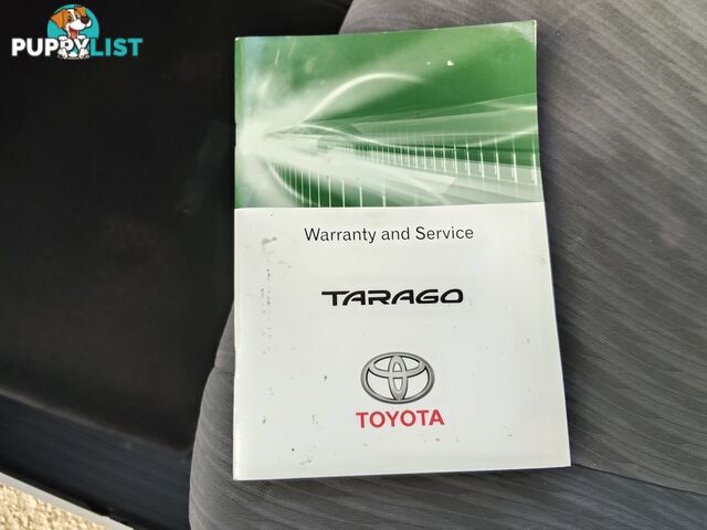 2013 TOYOTA TARAGO GLI  MY13 AUTOMATIC PEOPLE MOVER  