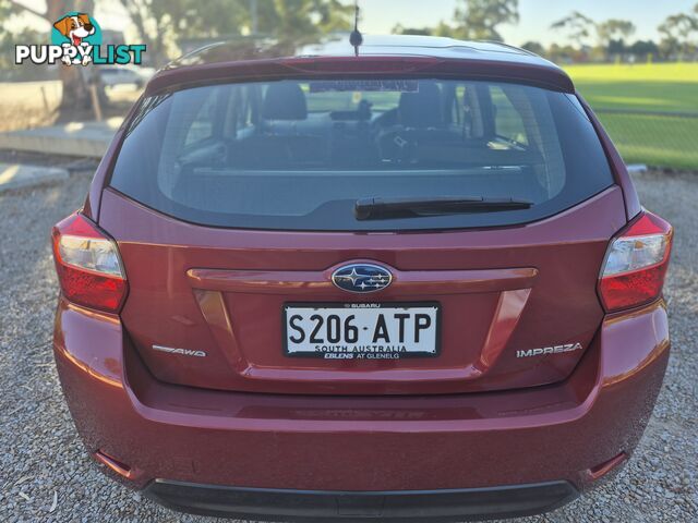 2012 Subaru Impreza G4 2.0i AWD Hatchback Manual