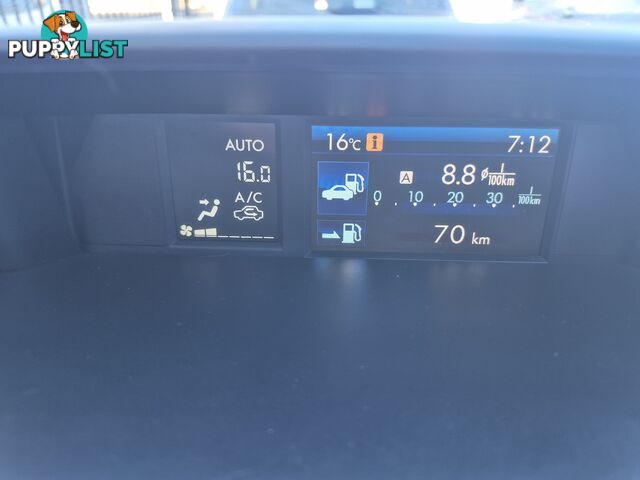2013 Subaru XV G4X L Wagon Automatic
