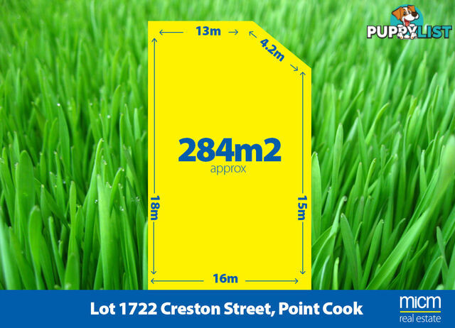 Lot 1722 Creston Street POINT COOK VIC 3030