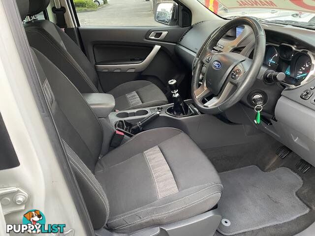 2013 FORD RANGER XLT PX 4X4 DUAL RANGE DUAL CAB UTILITY