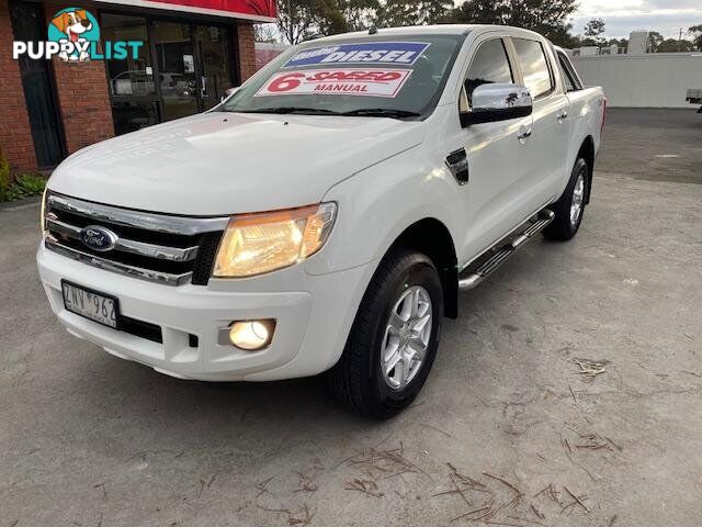 2013 FORD RANGER XLT PX 4X4 DUAL RANGE DUAL CAB UTILITY