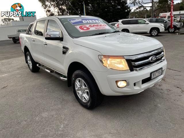 2013 FORD RANGER XLT PX 4X4 DUAL RANGE DUAL CAB UTILITY